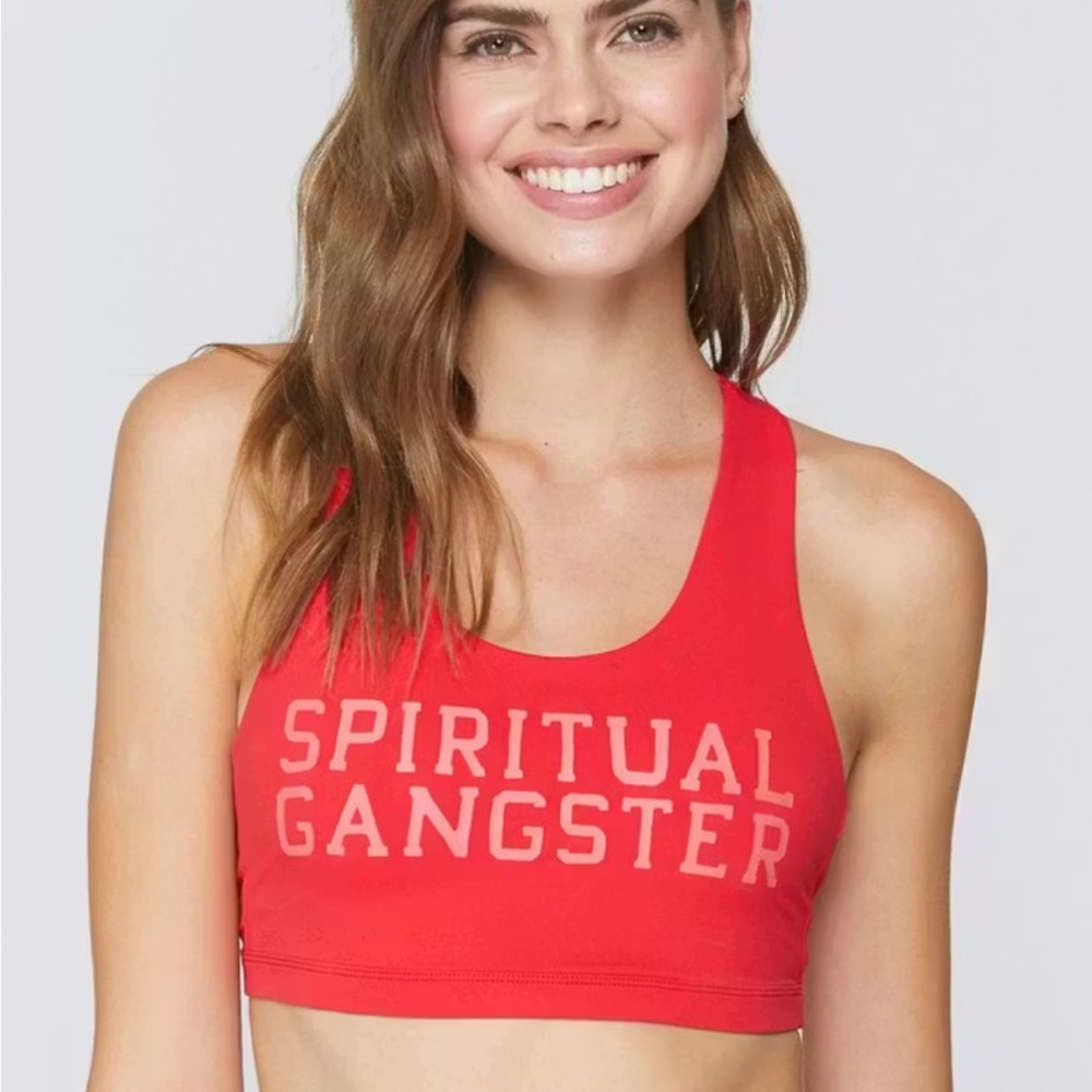 Spiritual Gangster Vibrant Red Sports Bra
